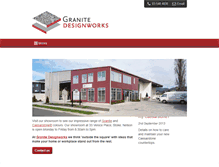 Tablet Screenshot of granitedesignworks.co.nz